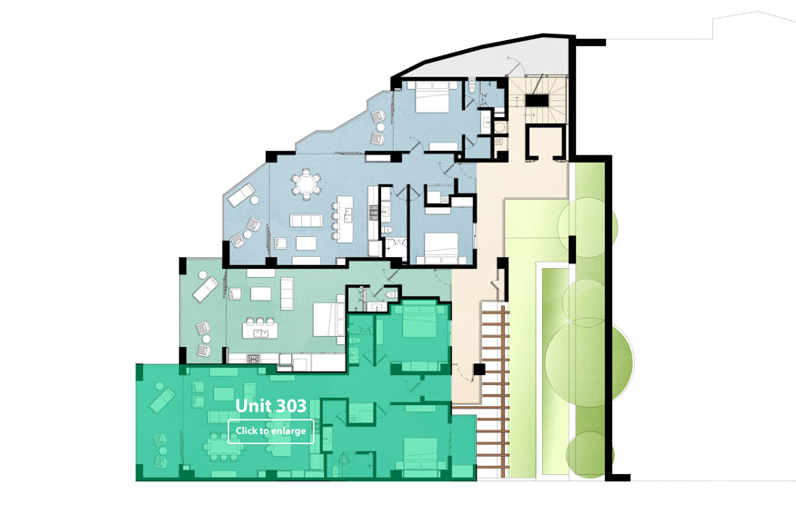 Two Bedrooms 303